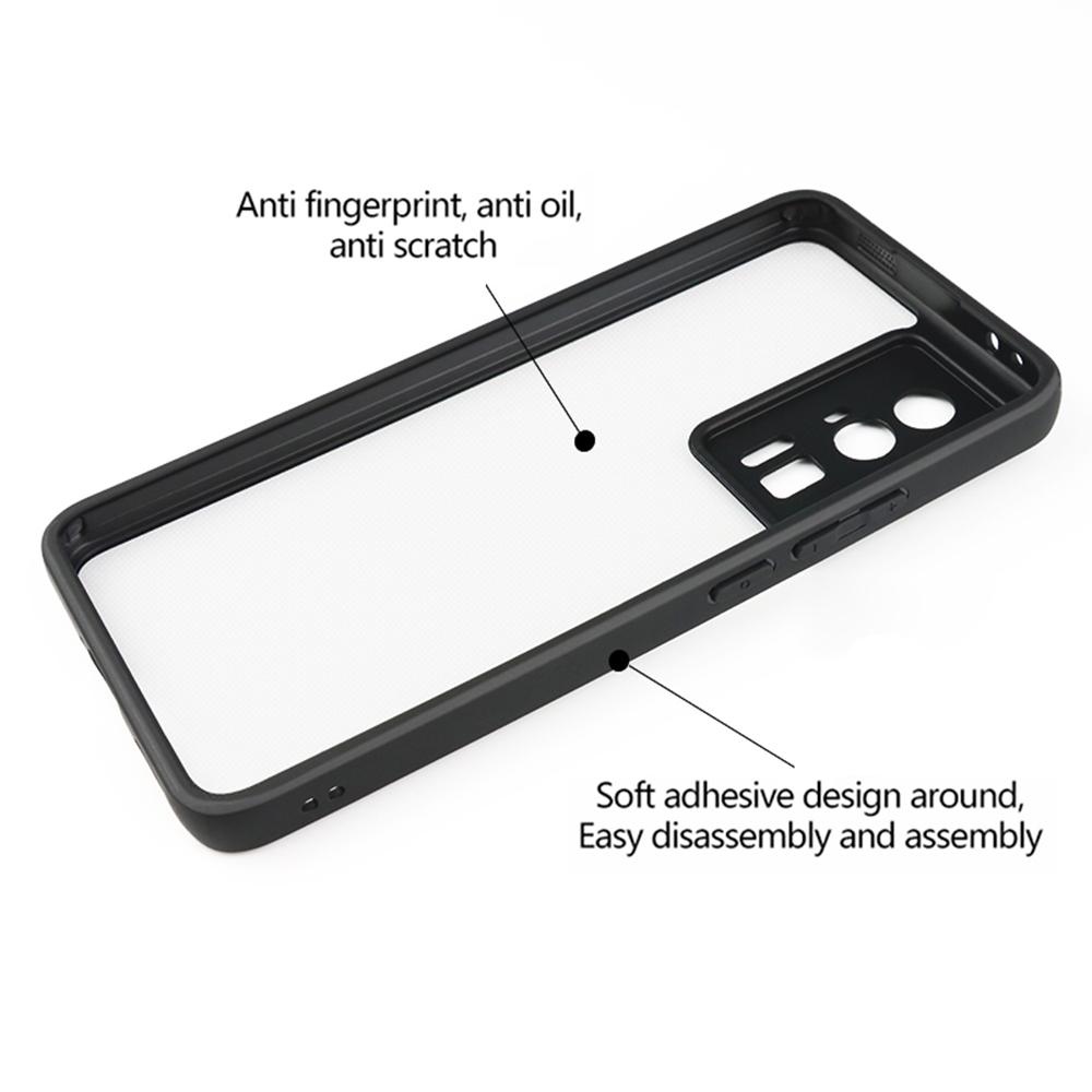 For Xiaomi Redmi K60 5G/K60 Pro 5G/Poco F5 Pro 5G Phone Case PC+TPU Transparent Phone Cover