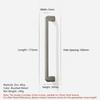 Single Double Hole Wardrobe Door Handle Cabinet Pull Handle  for Cabinet Wardrobe Drawer