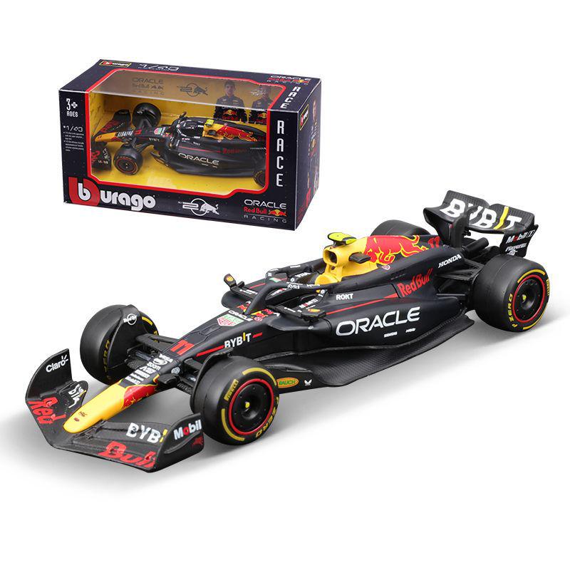 Ббураго 1:43 Модель гоночного болида Red Bull RB20 F1 - Издание Ферстаппена и Переса
