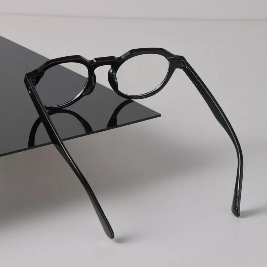 Trendige Runde Brille Damen Herren Minimalistisch Transparente Brille Retro Klarer Linsenrahmen Brille Oculos