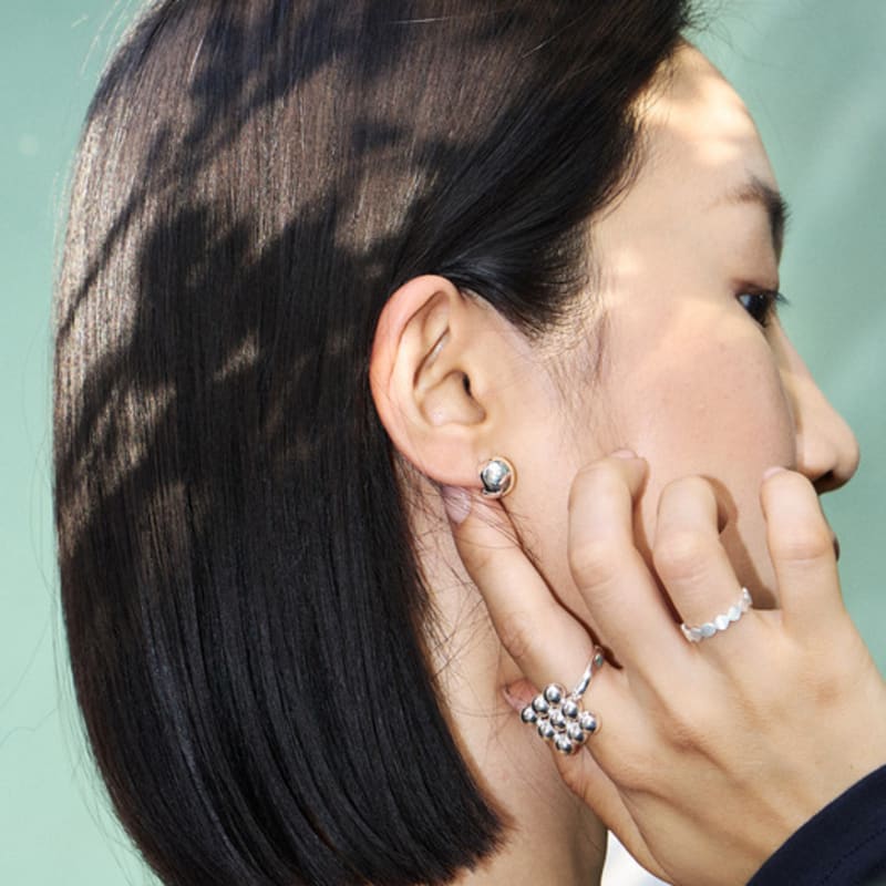 SULTANA Ball Onetouch Earring 10mm