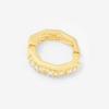 ESTELLE [Official] Women's Silver Earrings with Yellow Gold Plated Cubic Zirconia (Product Code: 0776-0071-0000-0000)