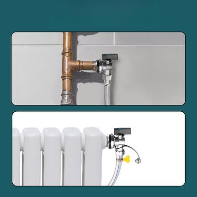 Brass Underfloor Heating Drain Valve G3/4 G1 Leak-Proof Radiator and Water Heater Connector for Floor Heating Systems