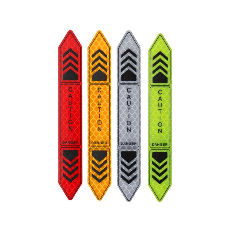 Car Door Reflective Stickers Night Safety Warning Tape Door Stickers Decorative Stickers Car Reflective Strip Car Accessories