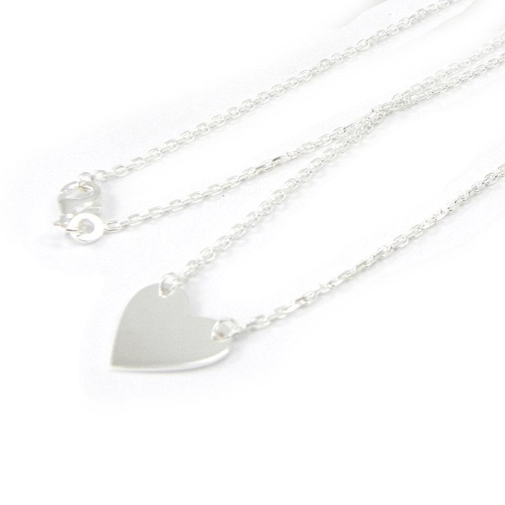 Les Trésors De Lily [C7289] - Silver Necklace 'Love' Silver - 10x13 Mm