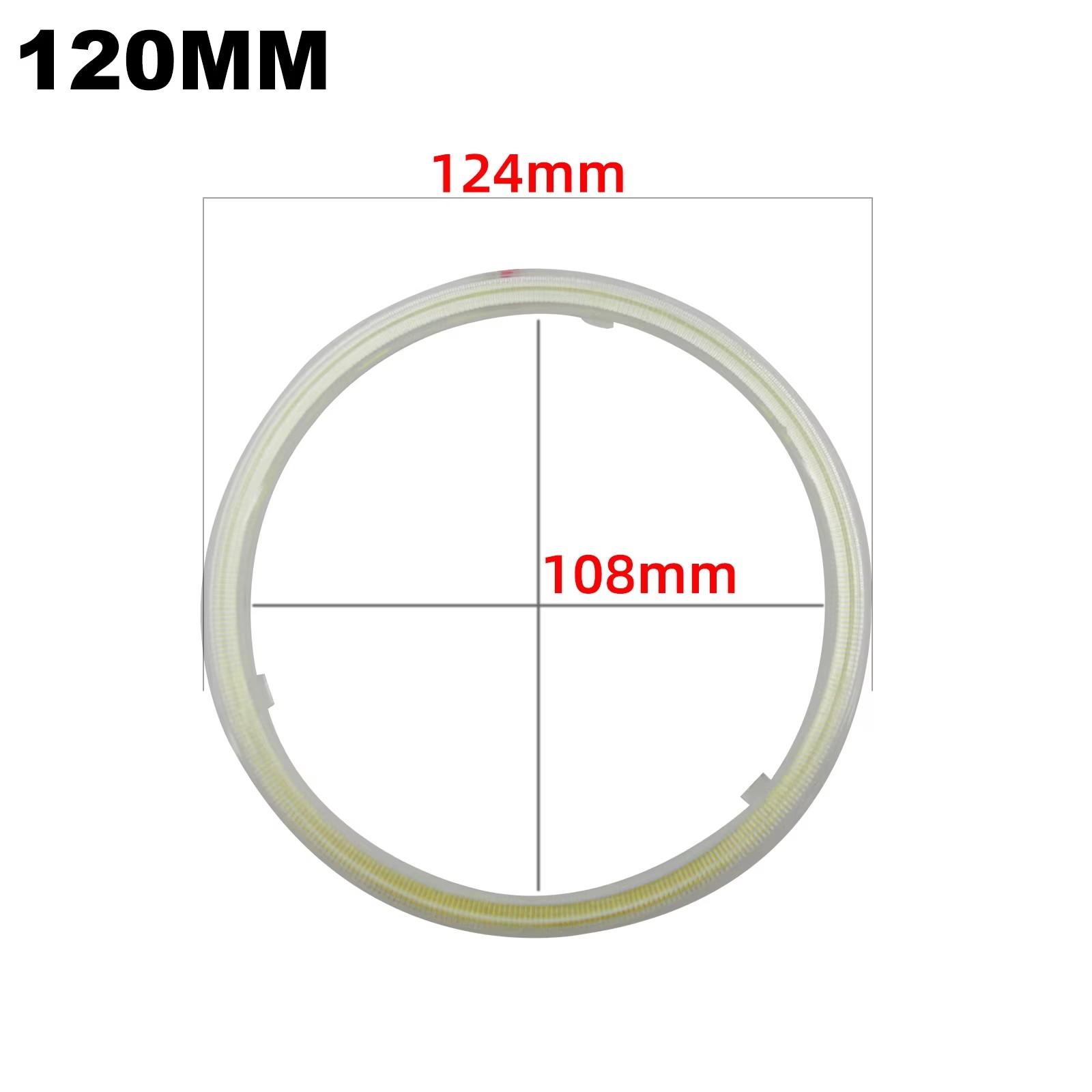 

30-120 мм светодиодная лампа «ангельские глазки», кольцевая лампа Halo, автомобильные дневные ходовые огни, противотуманные фары, DC12V, стильный свет, декоративные огни