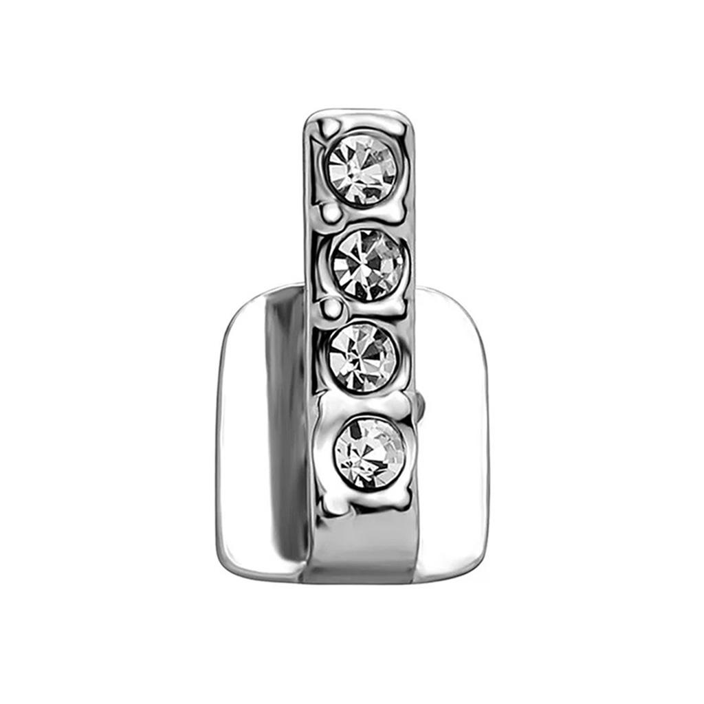 Stylish Hollow Tooth Caps Vertical Bar Teeth Cap Teeth Grillz Braces Fashionable Dental Caps Unique Tooth Decorations