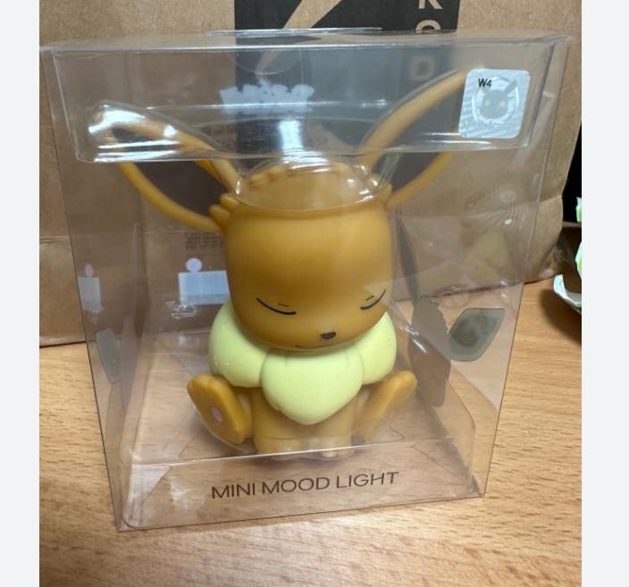 מנורת אווירה מיני LED רשמית של פוקימון – פיקאצ'ו, סנורלקס, דיטו, איבי | מנורת שינה מקורית של פוקימון