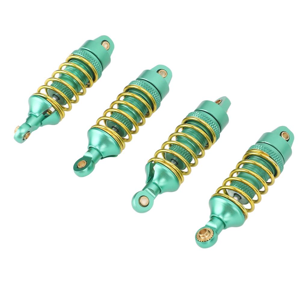 4Pcs RC Car Shock Absorber Aluminum Alloy Stable High Elasticity Front Rear Shock Damper for