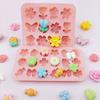 Flower And Leaf Silicone Mold Chocolate Pudding Cake Baking Mold Cake Decoration Reusable DIY Drip Glue Clay Mold