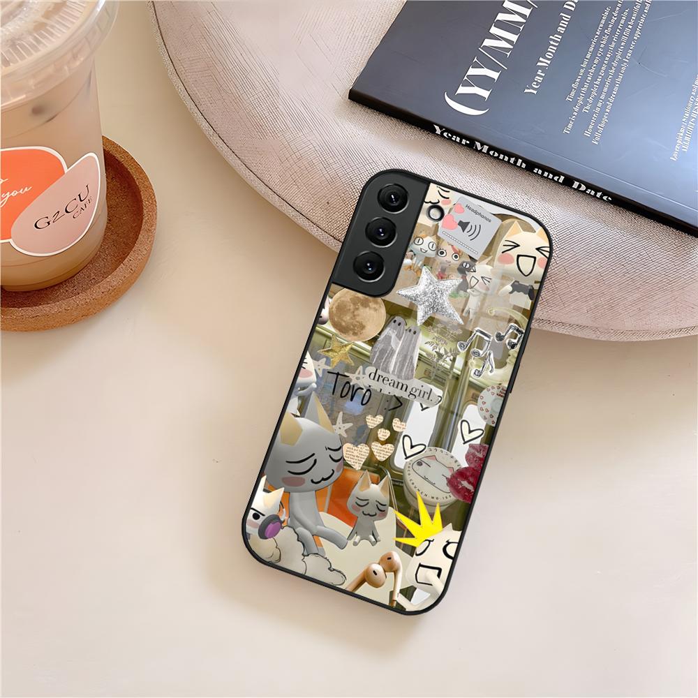 Cartoon Inoue Toro Cute Phone Case Glass For Samsung Galaxy S25 S23 S24 S21 S22 S20 Ultra Fe Plus A15 A14 Cover