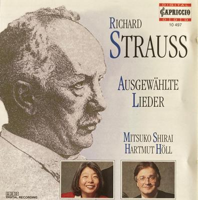 CD STRAUSS, SHIRAI, CHRISTIAN HARTMUT  - Auswählte Lieder 10497 Capriccio 1994 Germany Classical Used