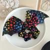 Star Bat Scrunchie Gothic Spider Web Hair Tie Fashion Halloween Hair Bow  Hair Accessories