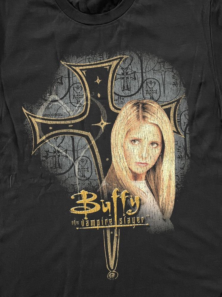1998 Buffy The Vampire Slayer Promo T-Shirt Black XXL 4XL