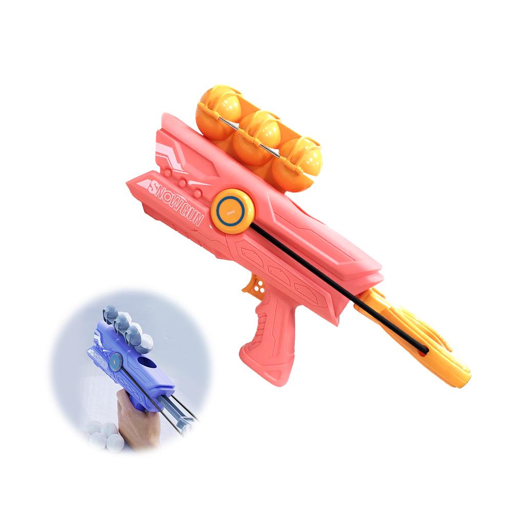 Kids Snowball Guns Snowball Launcher Winter Fun Snowball Fight Toy Outdoor Snow Play Toy Suitable For Multiplayer Interaction