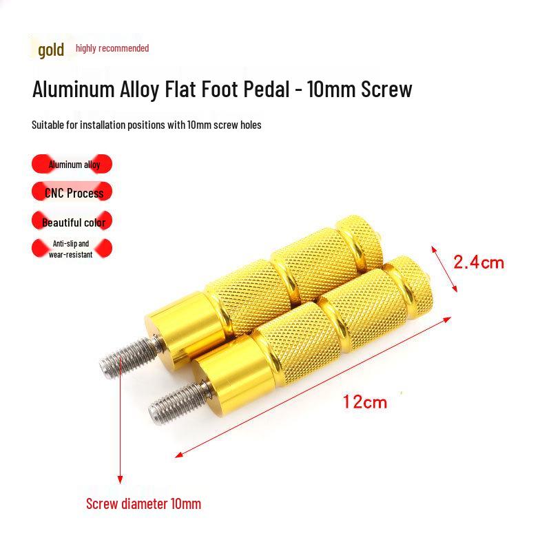 Diama New Standard Electric Bicycle Pedals & Footrests for Battery Car Modification