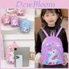Nova Mochila Infantil de Desenho Animado Para Crianças de 3 a 8 Anos Com Adorável Design de Animal nas Cores Azul e Rosa