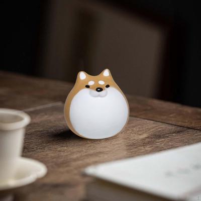 Adorável estatueta canina para decoração de mesa - presente perfeito para amantes de cães