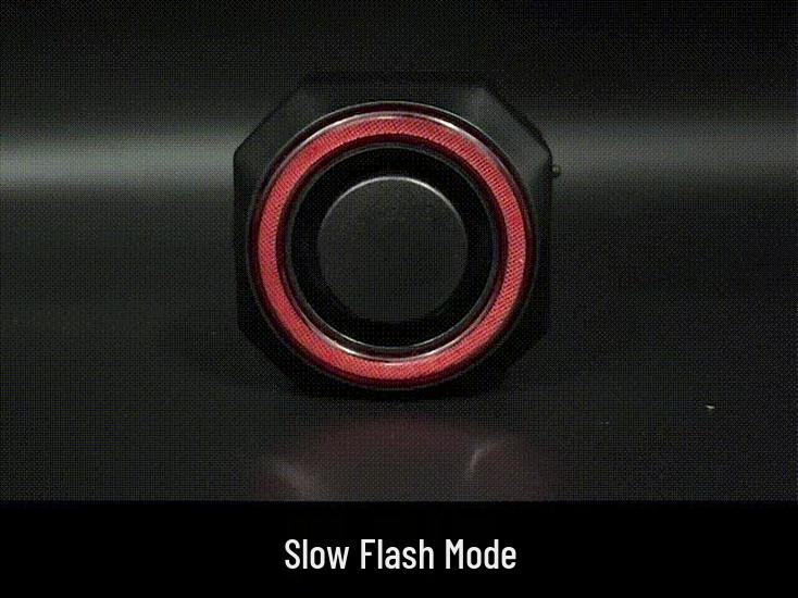 Smart Rechargeable Wireless LED Bike Tail Light with Anti-theft Alarm