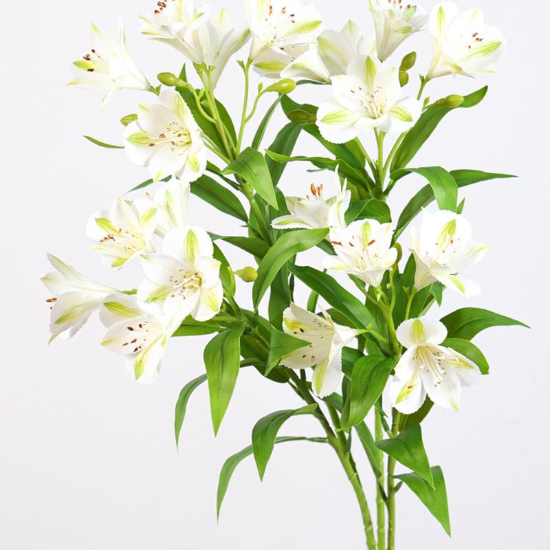 Fake Bouquet With High-End Feel 5 Head Of Narcissus Lily Simulated Flower Trumpet Flower Engineering Flower Material Home Decor