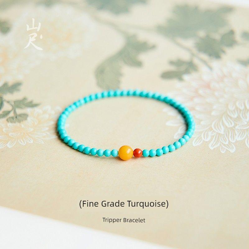 

Ручная игрушка Гора Ноги Chunxin Нишевый Женский Чрезвычайно Тонкий Бирюзовый [3mm] 14-15cm hand circumference Tripper bracelet