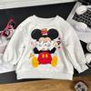 2025 Unisex Dětská 3D mikina s kapucí z plyše Mickey s fleecovou podšívkou – Dětské oblečení v korejském stylu