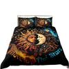 SHEIN Sun and Moon 3D Digital Printing Quilt Set Three-piece Customization