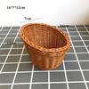 Mehrere Stile Imitation Rattan Obstteller Retro Gewebt Mehrzweck Aufbewahrung Rattan Gewebt Tee Tablett Kreatives Haus Süßigkeitenverpackung