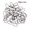 8/10/13/15/17/19mm Oval Split Rings Fishing Connector Fishing Lure Split Fishing Hanging Snap