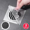 Einweg-Antiblockierfilter Bodenablaufaufkleber Mesh Haarfänger Stopper Duschablaufabdeckung Küche Badezimmer Waschbecken Blocker