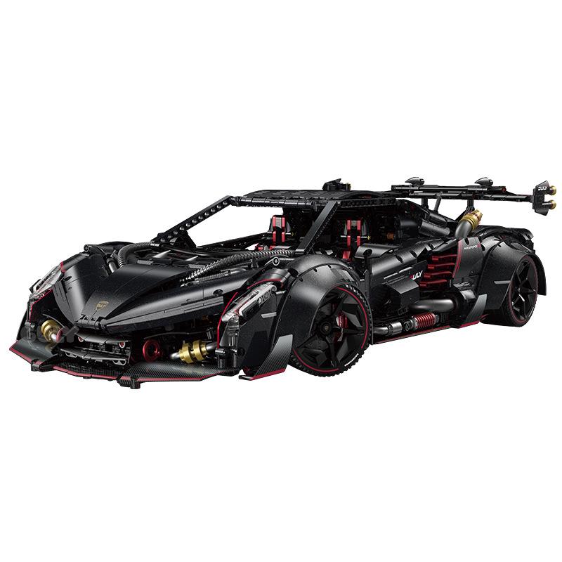 Lamborghini Poison 1:8 Supercar Model Building Blocks - High Difficulty Toy for Adults