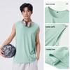 Jeanswest Men's Sleeveless Quick-Dry Ice Silk Vest