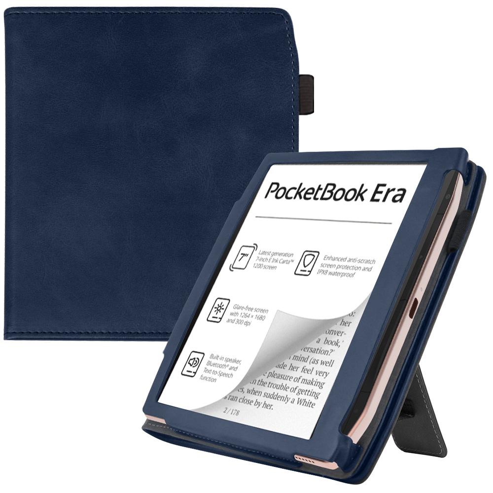 Business Funda For PocketBook Era Lite Color 7" eBook Case with Hand Strap PB700 PB700K3 Flip Stand Cover Auto Sleep/Wake