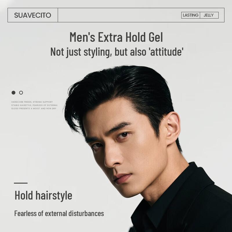 SUAVECITO Herren Schädel Starker Halt Styling Gel