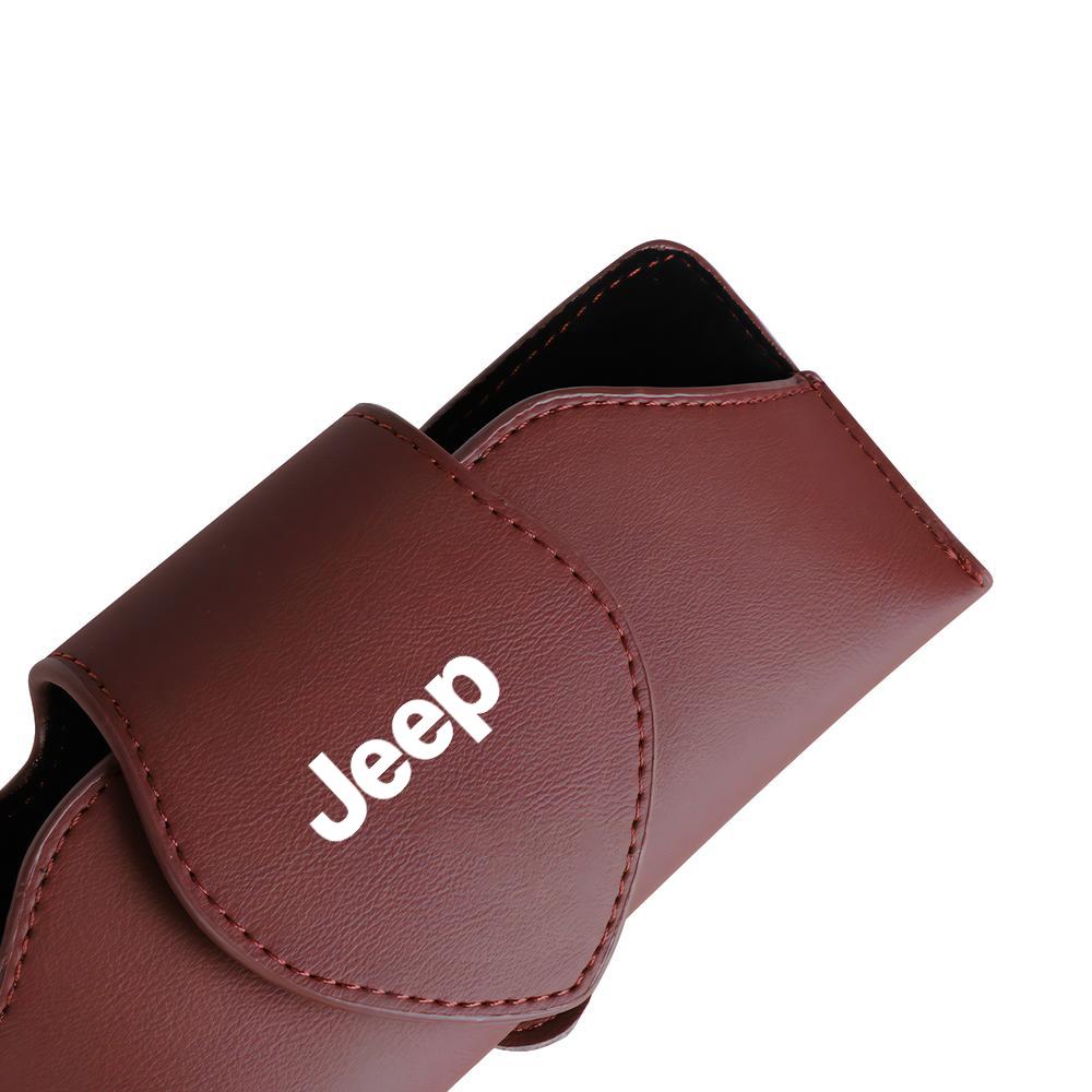 Car Mounted Sunshade Glasses Box Is Suitable For Jeep Renegade Wrangler Jk Compass Grand Cherokee Gladiator Patriot Liberty Rubi