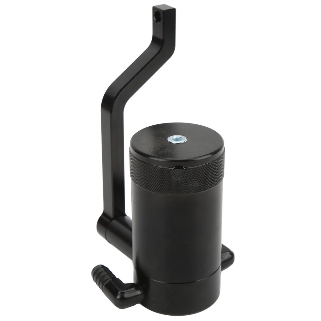 6.4L Black Billet Aluminum Billet Catch Can with Bracket Replacement for Chrysler 300 2011‑2021