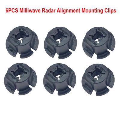 3/6pcs Black Car Milliwave Radar Alignment Mounting Clips Parts For Honda Accord/CR-V 2018 2019-2020 Interior Accessories 36806-TLA-A01