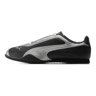 Puma Bella V2 Kožené Černé Stříbrné Stárnoucí Dámské Tenisky Alpine-Snow 404043-01