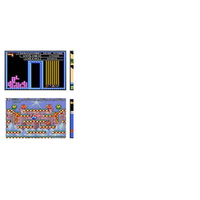 Macaron Handheld Game Console for Kids: 800 Classic Games, Single/Double Player, Accessories Included, Free Shipping