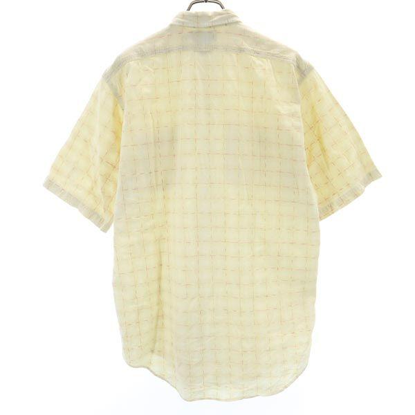 RRL Años 90 Rojo 3 Estrellas Etiqueta Inicial Peto asa Camisa manga corta Hombre Usado