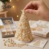 Creative Hobby Kits for Adults DIY Christmas Tree Beading Kit Beginners, Handmade 3D Ornament with Full Educational Art Tool Tools And Plastic