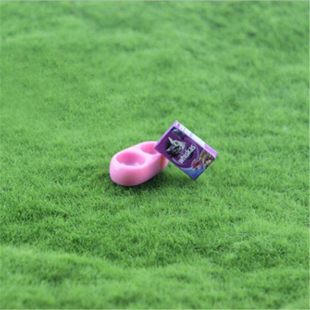 1//12 scale Doll House Miniature Kitchen Garden Pet Dog Food on Bowl TS