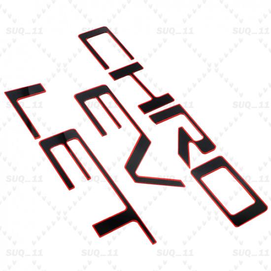 3D Raised US Flag Rear Tailgate Letter Emblem For Silverado -25 ert Decal