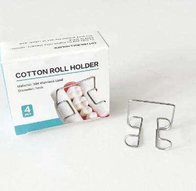 4Pcs Dental Orthodontic Cotton Roller Clip Sterilizable Stainless Clip Autoclavable Dentist Holder Dentistry Laboratory Supplies Tools