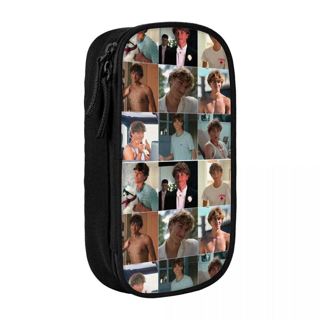 Jeremiah Fisher Collage Pencil Cases The Summer I Turned Pretty Pen Bags Kids Large Storage Supplies Gifts Pencil Pouch