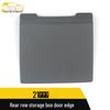 Mocha Rear Row Storage Box Door Edge Bright Trim - Third Row Modification Accessory