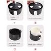 Self-adhesive Spill Proof Cup Holder Heat Insulation Desktop Coasters  Home
