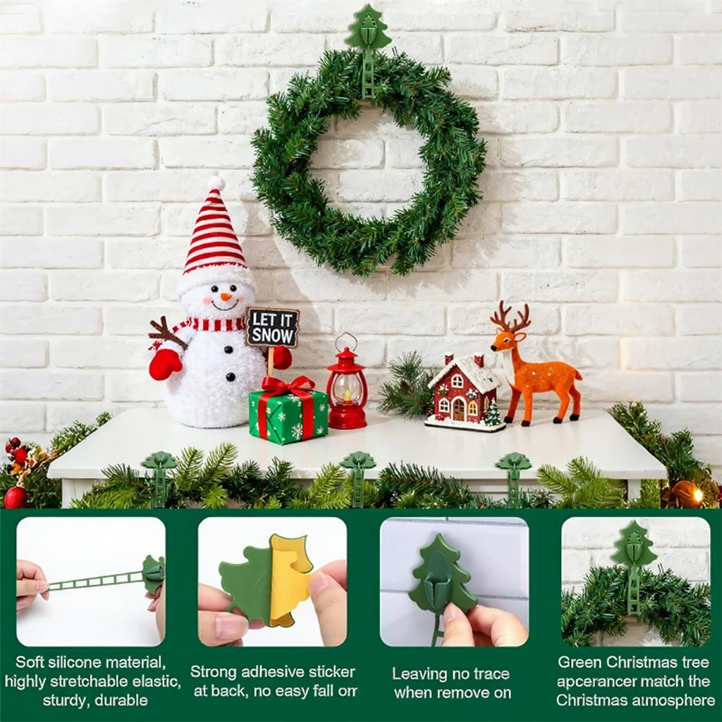 Neuer Weihnachts-Kranzbindedraht-Aufbewickler, Multifunktionales Bindeseil, Dehnbarer Draht-Organizer, Aufbewahrungszubehör