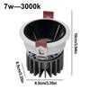 7W/12W LED Recessed Spotlights Dimmable LED Ceiling Downlight Mini Downlight Spotlights for Living Room Bedroom