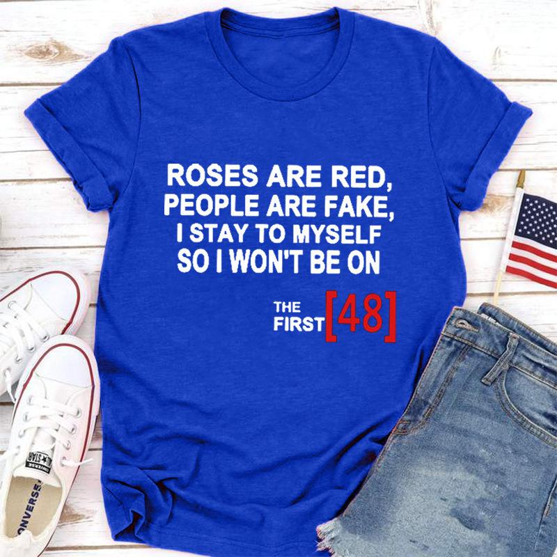Couple Men'S And Women'S Short-Sleeved T-Shirts